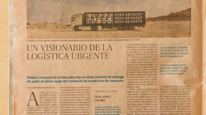 logística urgente-El Pais- Truck Art Project